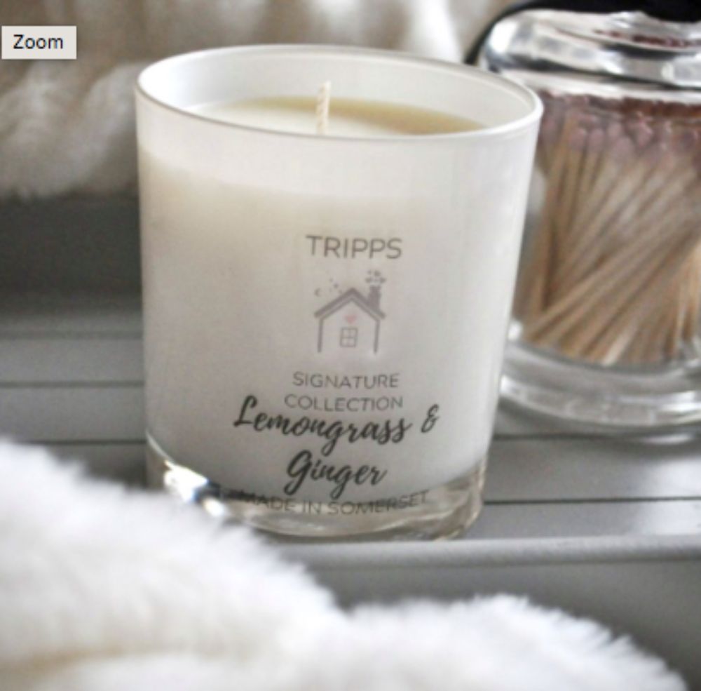 Lemongrass and Ginger Scented Candle